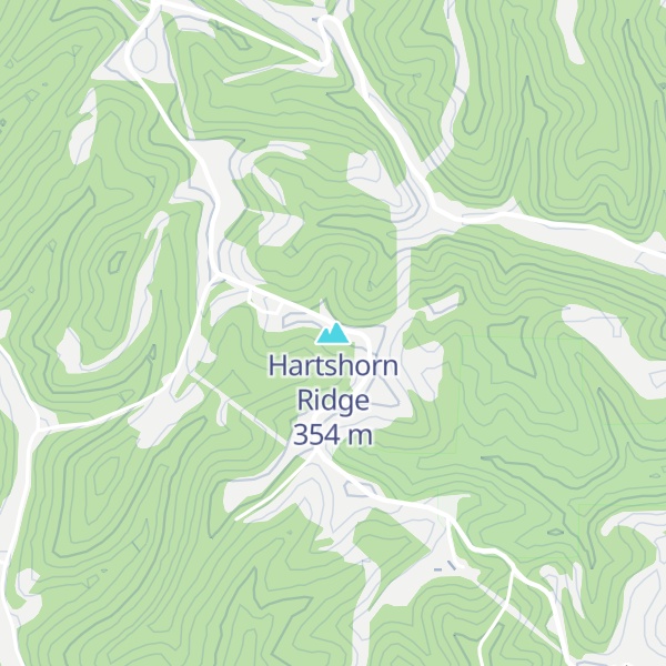 Map of Hartshorn Ridge
