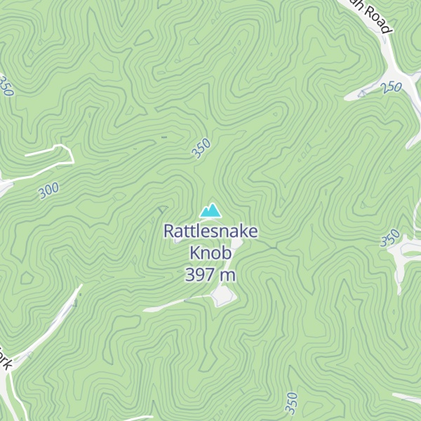 Map of Rattlesnake Knob