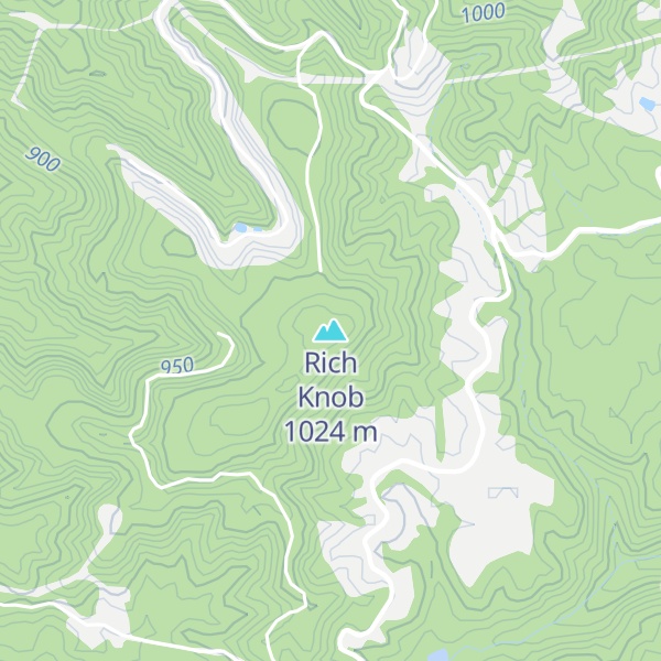Map of Rich Knob