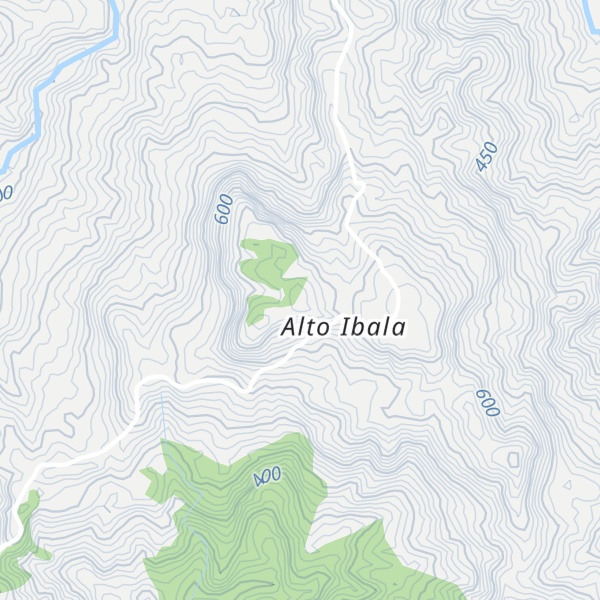 Map of Cerro Alto Ibalá