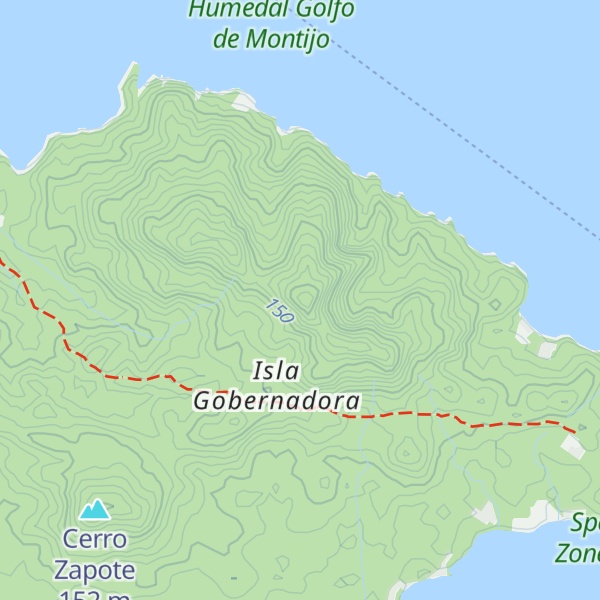 Map of Cerro Palenque