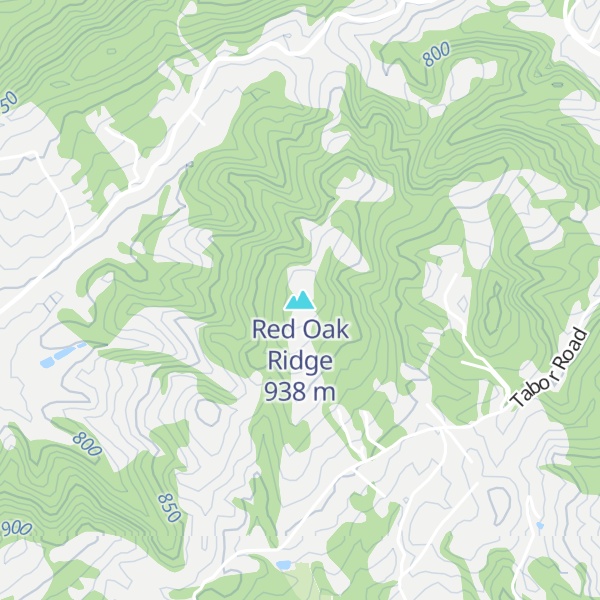 Map of Red Oak Ridge