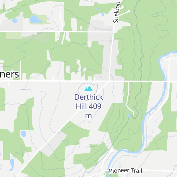 Map of Derthick Hill