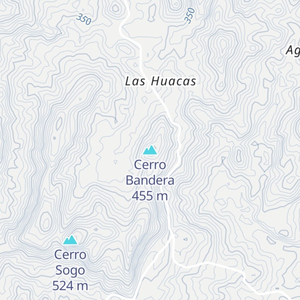 Map of Cerro Bandera