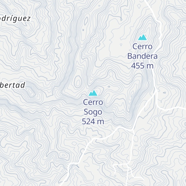 Map of Cerro Sogo