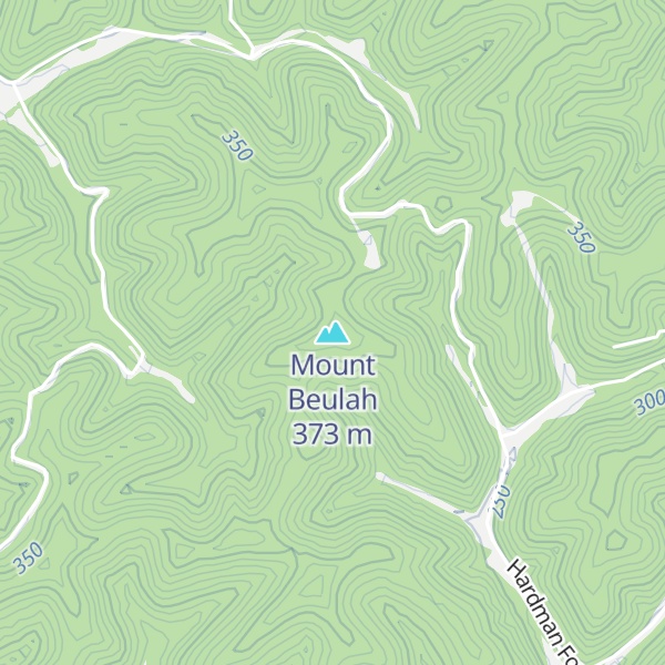 Map of Mount Beulah
