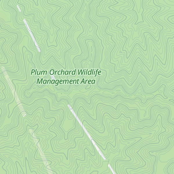 Map of Packs Mountain