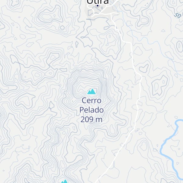 Map of Cerro Pelado