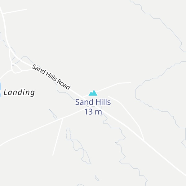 Map of Sand Hills