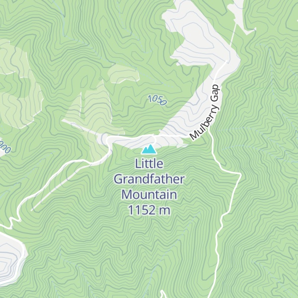 Map of Little Grandfather Mountain