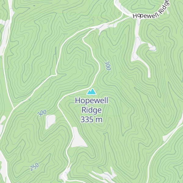 Map of Hopewell Ridge