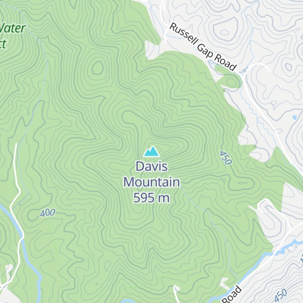 Map of Davis Mountain