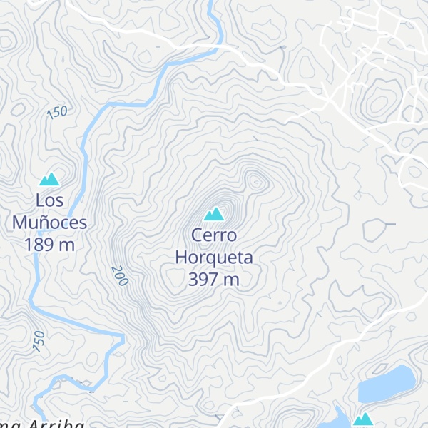 Map of Cerro Horqueta