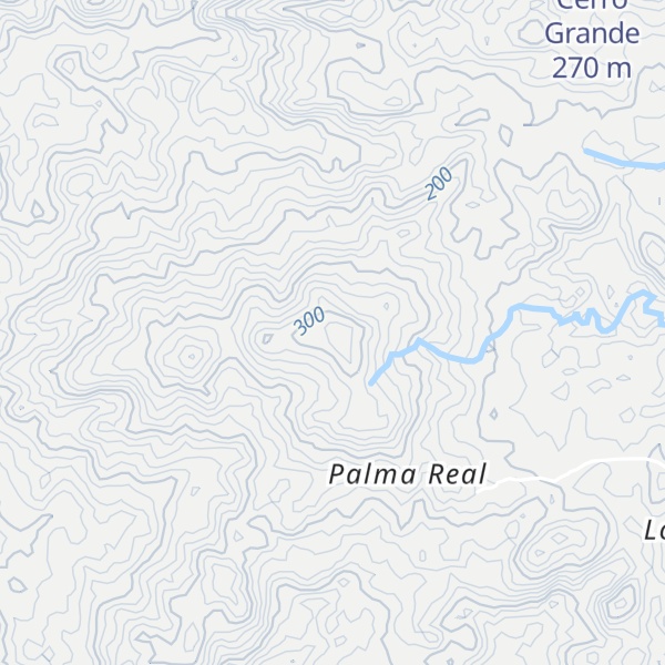 Map of Cerro La Mesita