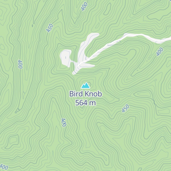 Map of Bird Knob