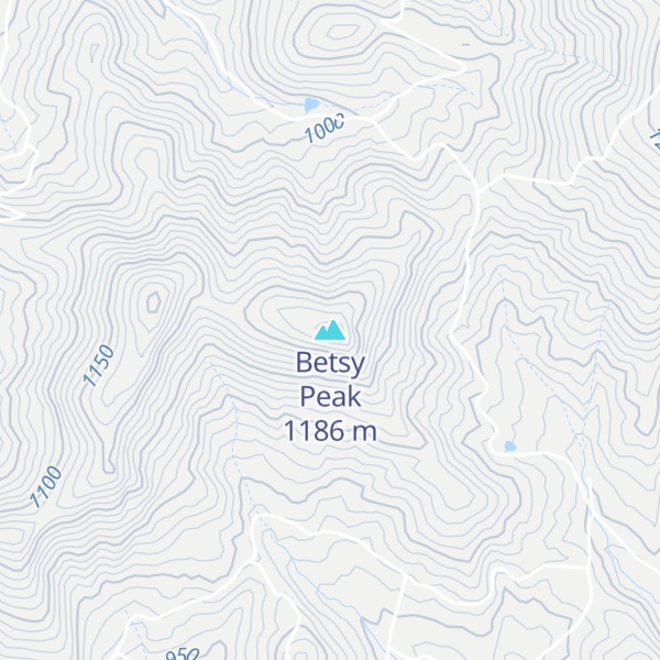 Map of Betsy Peak