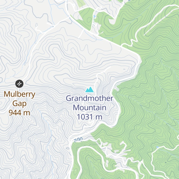 Map of Grandmother Mountain