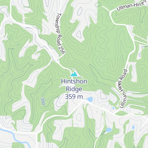 Map of Hintshon Ridge