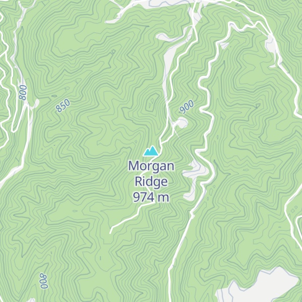 Map of Morgan Ridge