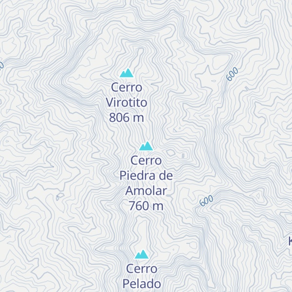 Map of Cerro Piedra de Amolar