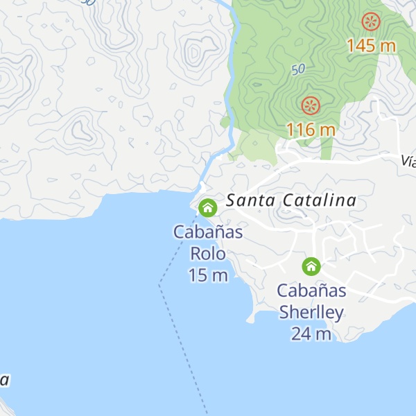 Map of Cabañas Rolo