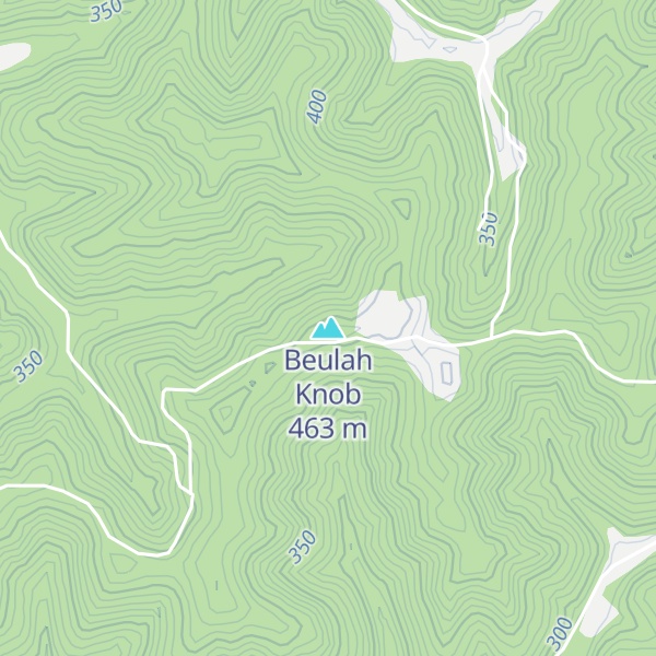 Map of Beulah Knob