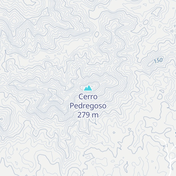 Map of Cerro Pedregoso