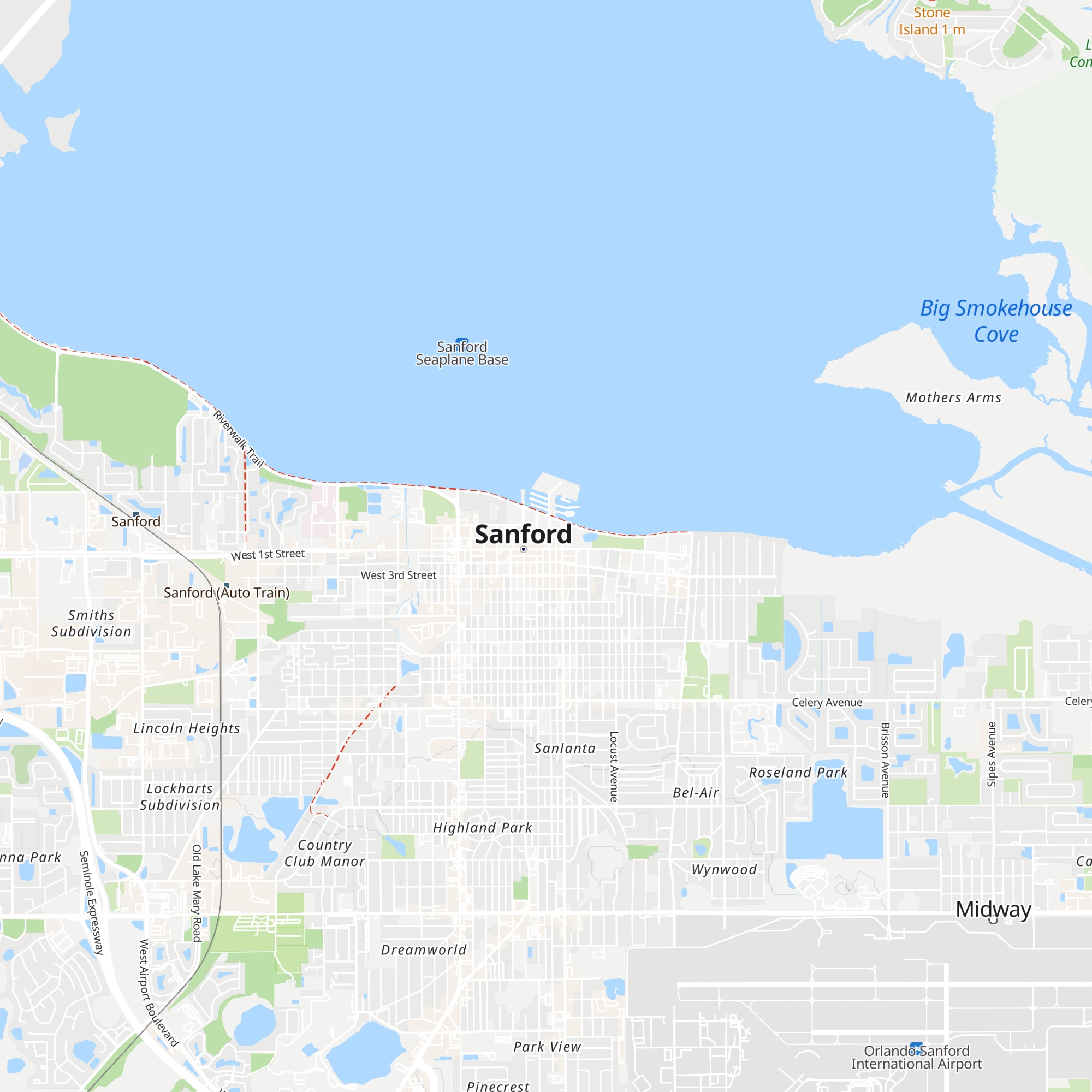 Project Sanford, Inc. map