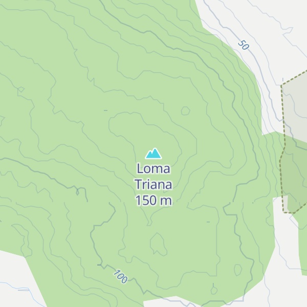 Map of Loma Triana