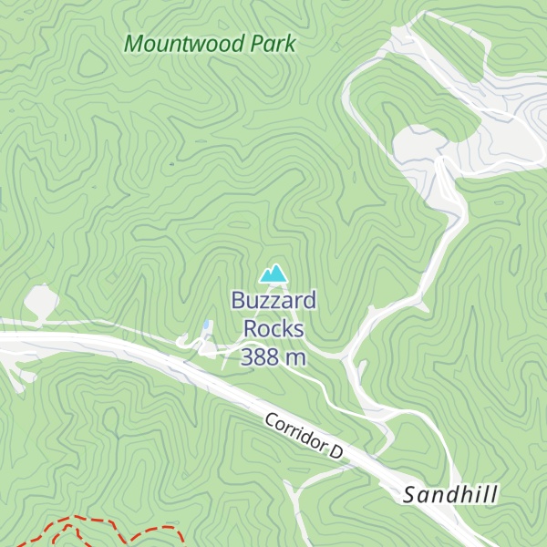 Map of Buzzard Rocks