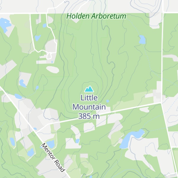 Map of Little Mountain