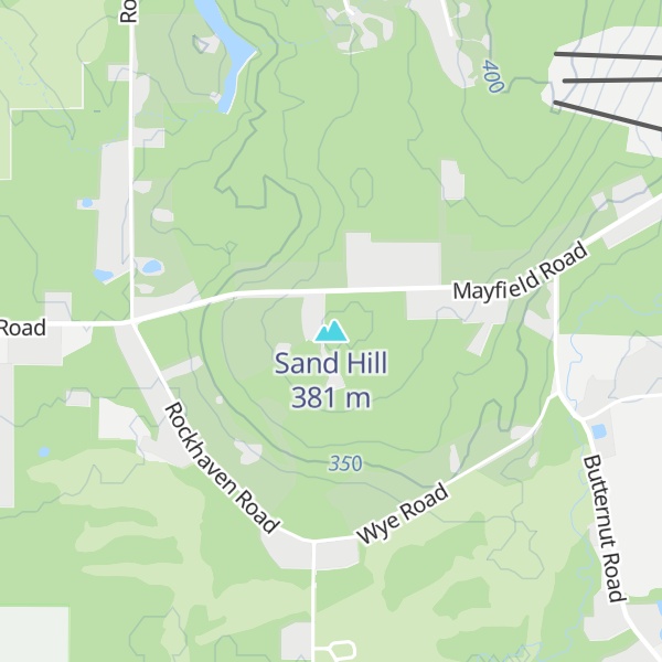 Map of Sand Hill