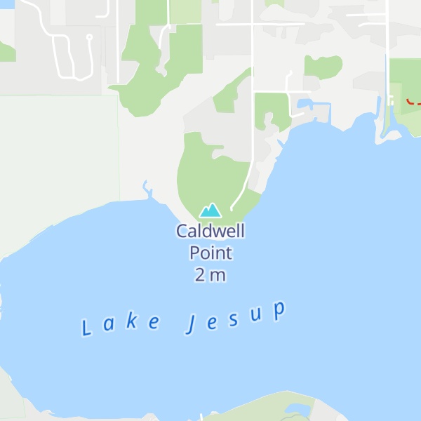 Map of Caldwell Point