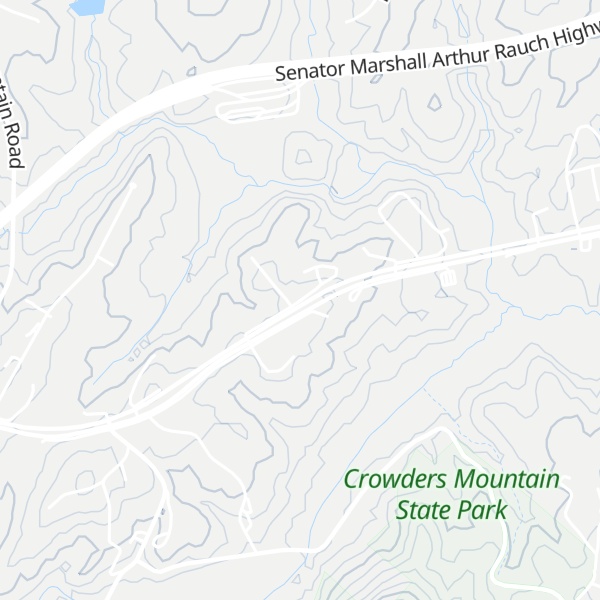 Map of Gamble Hill