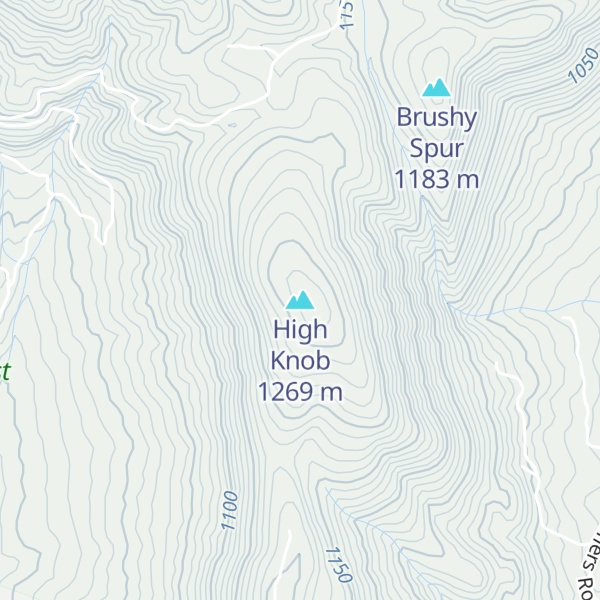 Map of High Knob