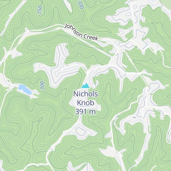 Map of Nichols Knob