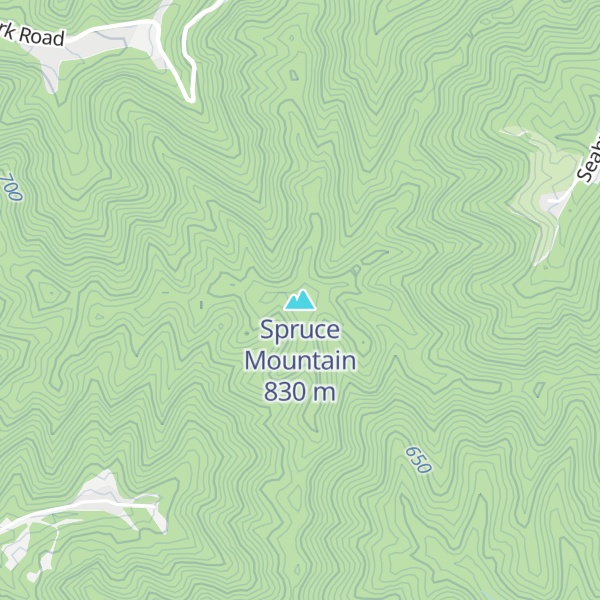 Map of Spruce Mountain