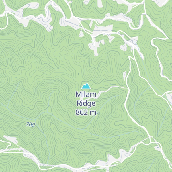 Map of Milam Ridge