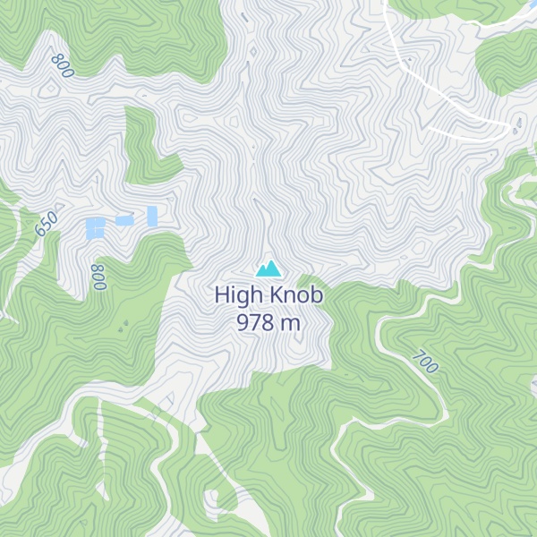 Map of High Knob