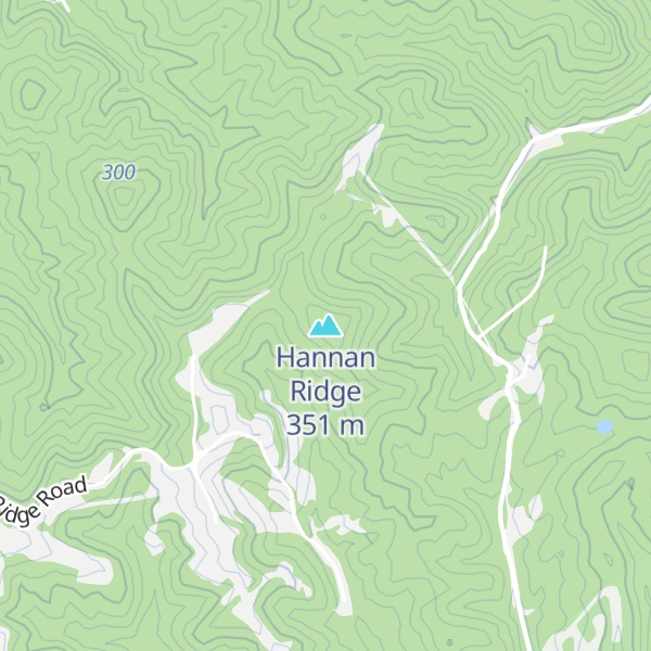 Map of Hannan Ridge