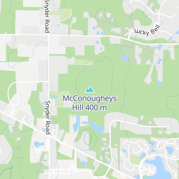 Map of McConougheys Hill