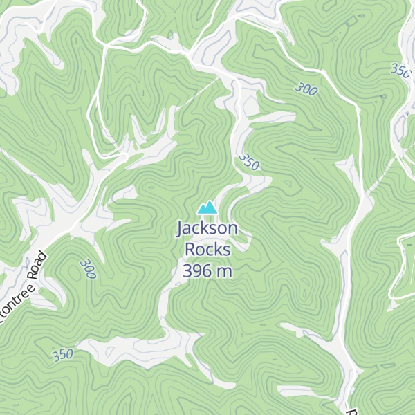 Map of Jackson Rocks