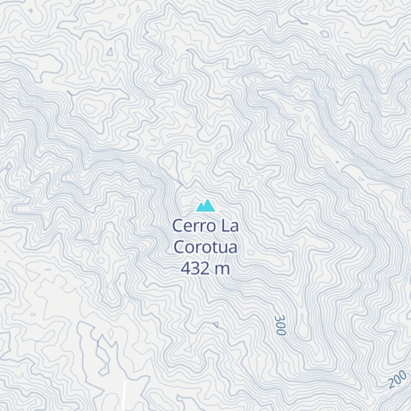 Map of Cerro La Corotua