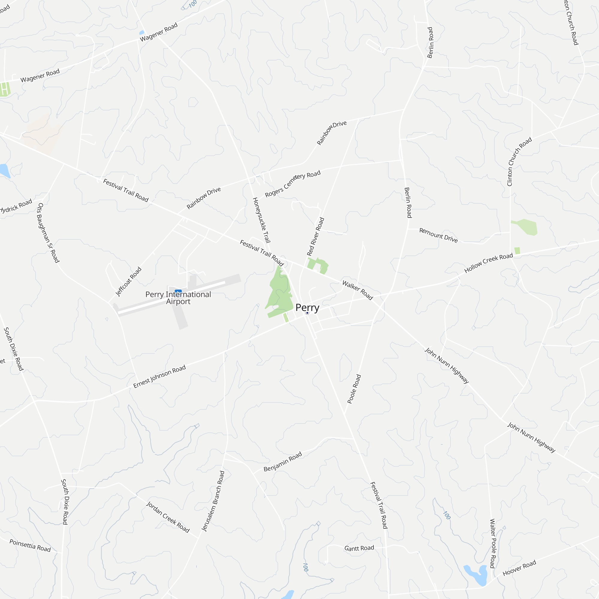 Perry Visitors Center map