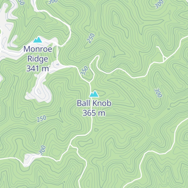Map of Ball Knob