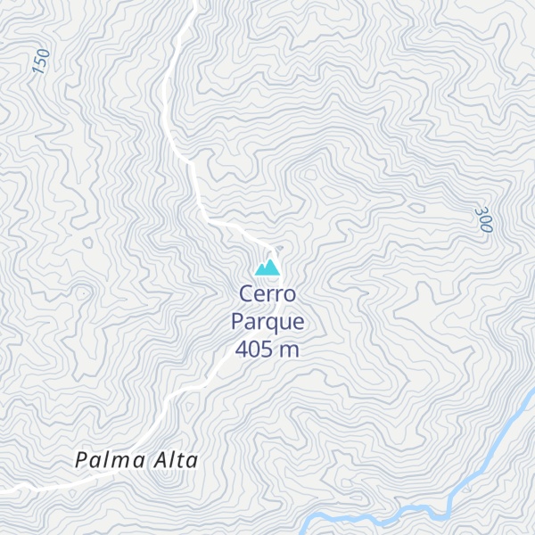 Map of Cerro Parque