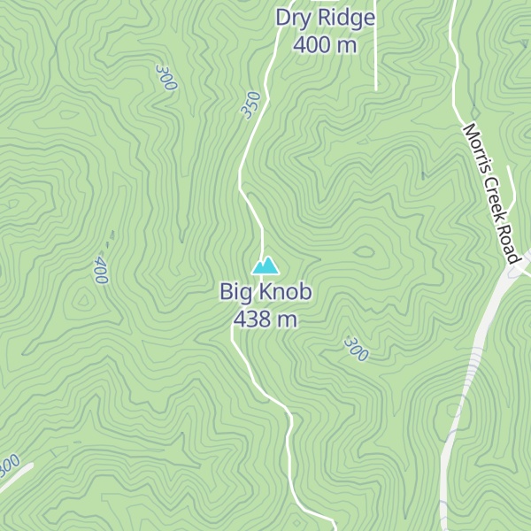 Map of Big Knob