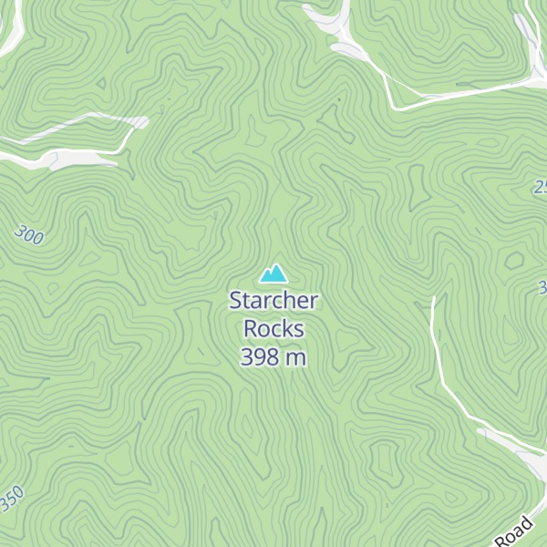 Map of Starcher Rocks