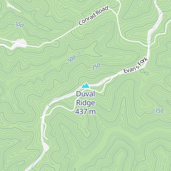 Map of Duval Ridge
