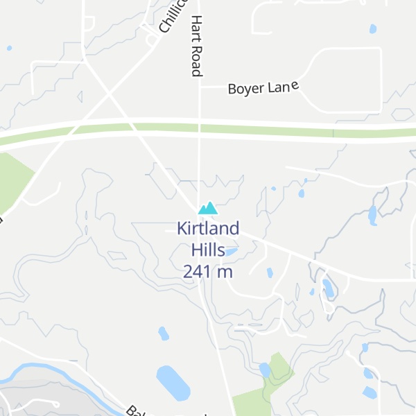 Map of Kirtland Hills